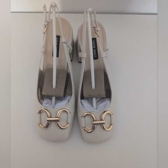 Cast Block Heel Slingback Pumps - Picture 8 of 9